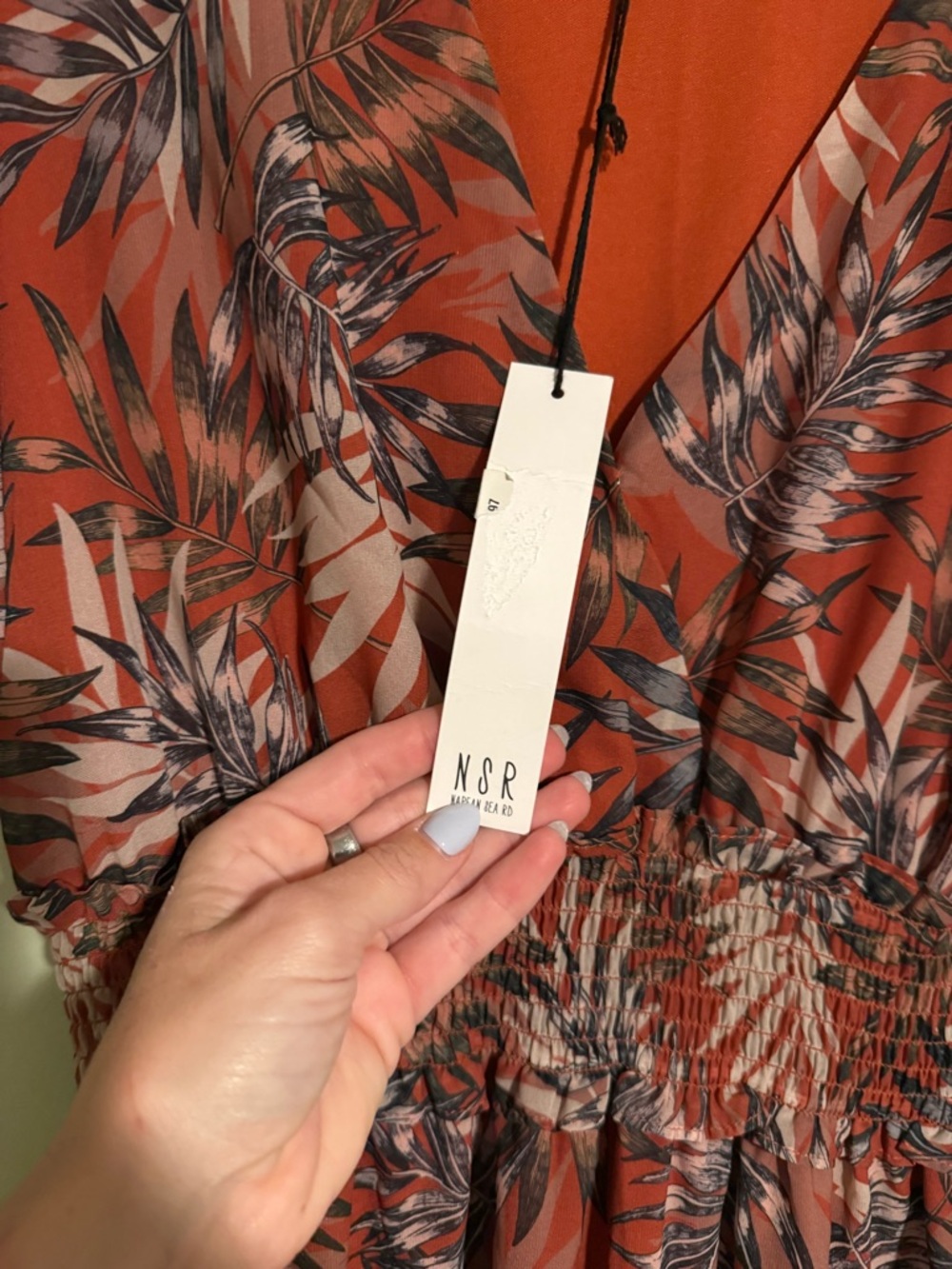 NSR Floral Ruffle Maxi Dress - Picture 5 of 9